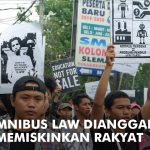 Buruh dan Mahasiswa di Yogyakarta Gelar Aksi Tolak RUU Omnibus Law