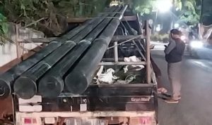 Tiang menara kabel udara