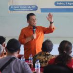 Gubernur Provinsi Kepri Ansar Ahmad mengumpulkan seluruh perangkat desa se-Kabupaten Bintan di empat lokasi, Sabtu (5/8/2023).