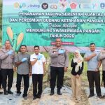 Polres Lingga Tanam Jagung