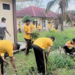 Polres Lingga Gelar Gotong Royong