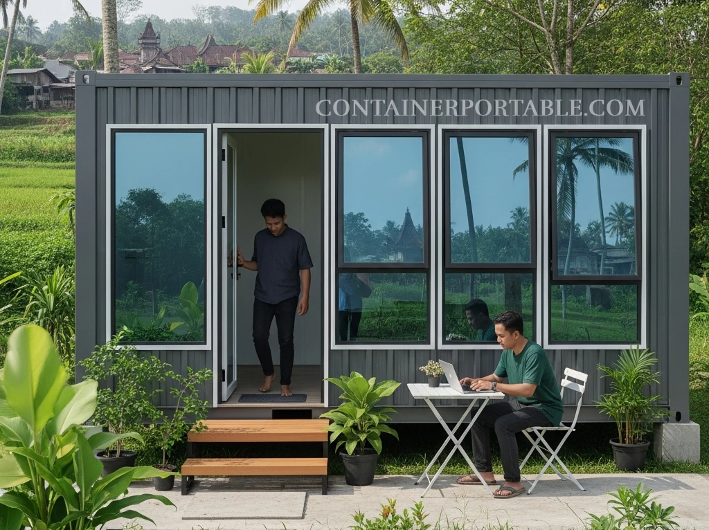 modifikasi kontainer kantor
